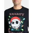 thumbnail image 4 of The Nightmare Before Christmas Men's Jack Skellington Light Up Graphic Sweatshirt, Sizes XS-3XL, 4 of 5