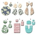 thumbnail image 4 of Leaf Silk Screen Stencils for Clay Jewelry Earrings Reusable Silkscreen, 4 of 20