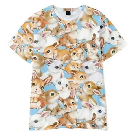 

Summer Kids Girls Boys T-shirts Cartoon Toddler Baby Short Sleeve T shirt Designer Clothes Cotton Print Tees(C06-Size 120)