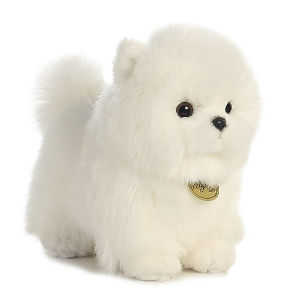 Animal de peluche Aurora® Adorable Miyoni® Tots con forma de pompón, detalle realista, apreciada com