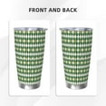 thumbnail image 3 of Cauagu Light Green Squares Pattern 20oz Tumbler,Stainless Steel Vacuum Insulated Tumbler with Lid Durable Insulated Coffee Mug Thermal Cup with Splash Proof Sliding Lid-Straw Two-piece Set, 3 of 8