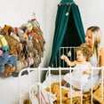 thumbnail image 5 of Stuffed Animal Hammock Corner Wall Stuffed Animal Net or Hammock for Stuff Animal Storage Plush Toy Holder Boho Macrame Toy Display for Nursery Playroom Kid's Room, 5 of 11