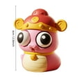 thumbnail image 3 of asddcavvf Year of the Pressing Eye Blowing Pinch Music Doll Desktop Ornament Children's Stress Toy Rot 6 Cm, 3 of 8
