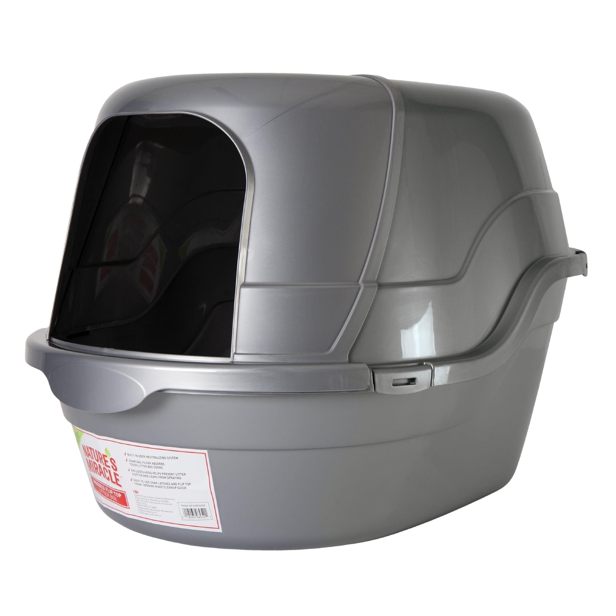 natures miracle hooded litter box