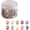 Default, variant on Mini Flower Hair Clips 100 count, Small Hair Clips Mini Claw Clips Cute Matte Jaw Clips Hair Pins Barrettes Hair Accessories for Women Girls  Teens