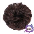 thumbnail image 1 of Nvzi Accesorio para moño rizado, 1 pieza, color negro y marrón, para recogidos, tamaño 14*8.9CM/5.5*13.5in, textura rizada de aspecto natural, diseño duradero y ligero para facilitar el peinado., 1 of 4