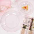 thumbnail image 6 of 120pcs Pink Plastic Plates Disposable - Clear Pink Glitter Plates for Parties including 60PCS Dinner Plates 10.25inch and 60PCS Salad Plates 7.5inch, 6 of 16