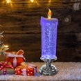 thumbnail image 4 of JeashCHAT Christmas Home Decoration Craft Night Light Colorful Crystal Candle LED Night Light, 4 of 5