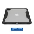 thumbnail image 6 of onn Slim Rugged Tablet Case for iPad Air 11\" (M3, M2) / iPad Air (4th, 5th generation) / iPad Pro 11\" (1st, 2nd, 3rd, 4th generation) - Black/Clear, 6 of 6