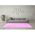 thumbnail image 3 of Ahgly Company Indoor Rectangle Solid Pink Modern Area Rugs, 8' x 12', 3 of 4