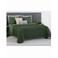 thumbnail image 1 of Edredón Xtellar Ligero Doble Vista Real Textil + 2 Fundas de Almohada, Juego de Colcha Matrimonial, Color  Verde, 1 of 5