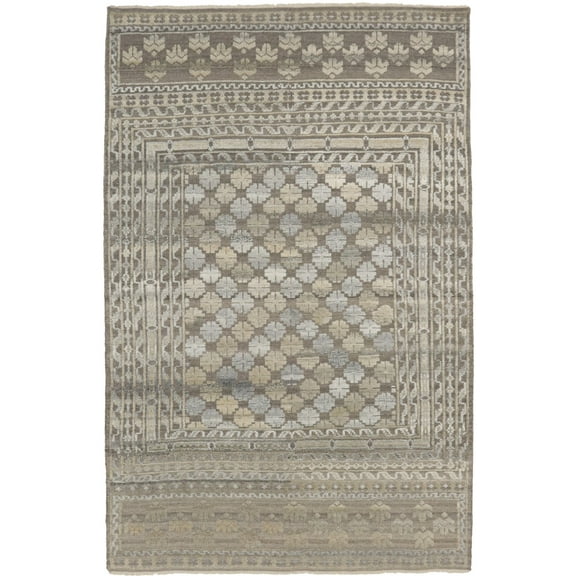 High Low Relief 6X9 Modern Oriental Rug