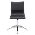 thumbnail image 3 of Scranton Chaise de Conférence & Co Moderne en Similicuir Noir, 3 of 4