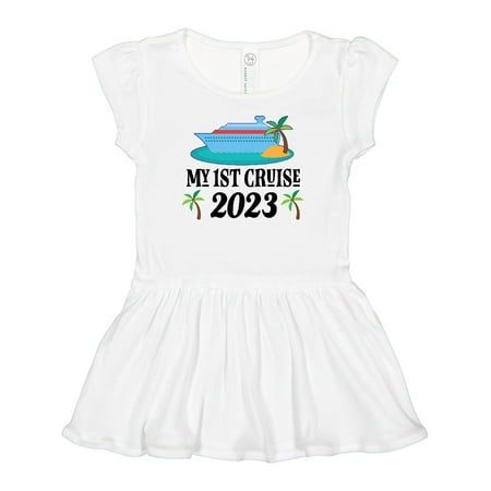 

Inktastic My 1st Cruise 2023 Gift Baby Girl Dress