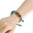 thumbnail image 2 of Pulsera de cuentas de chakras, pulsera de cristal curativa de los 7 chakras, pulsera de cuentas de piedra de yoga, pulsera de meditación, relajación y ansiedad., 2 of 5