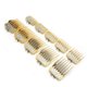 thumbnail image 1 of 10pcs Guide Comb Professional Electric Hair Clipper Replacement Hair Guide Comb SetGold, 1 of 5