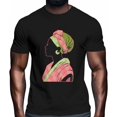 thumbnail image 2 of Camisetas africanas de manga corta informales para hombre y mujer, camisetas gráficas, 2 of 8