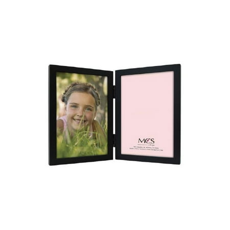 Double Photo Frame - MCS Willow Wood Double Vertical Picture Frame For 5x7