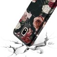 thumbnail image 5 of Samsung Galaxy J7 V 2nd Gen/J7 Refine/J7 Top/J7 Star/J7 Aura/7 Crown/J7 2018 / J7 Eon / J7 Aero Case, Rosebono Fashion Hybrid Graphic Colorful Armor Case for SM-J737 (Black Marble Flower), 5 of 5