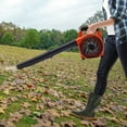 thumbnail image 2 of 2-Stroke Handheld Gas Blower Lightweight 0.75kw/7500rpm Portable Gasoline Grass Sweeper Low-Noise Gas Engine Cordless Leaf Blower for Urban Snow Removal Road Crushed Stones Removal Leaf Removal, 2 of 22