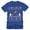 Royal Blue Heather, variant on Men's Nintendo Ugly Christmas Mario Coin Graphic Tee Black 2X Large