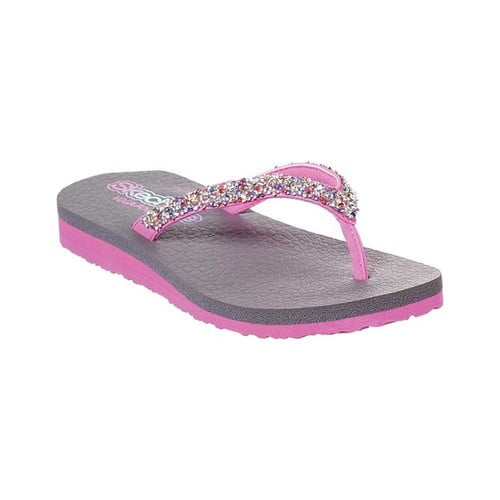 skechers sparkle flip flops