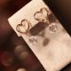 thumbnail image 1 of Pendientes De Cristal De Circón En Forma De Corazón Para Mujer Gao Jiahui unisex, 1 of 1
