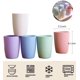 thumbnail image 2 of Taza para beber ecológica, reutilizable e irrompible para adultos (12 onzas), juego de tazas saludables de paja de trigo biodegradable, 5 multicolores, apta para lavavajillas. brillar Electrónica, 2 of 5