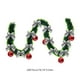 thumbnail image 3 of Guirnalda de colgante de árbol de Navidad | Cinta Floral de 2m con Pompones, Plástico Multicolor | Decoración festiva reutilizable para barandillas de escaleras, ventanas, chimenea, incluye 12 nudos, 3 of 6