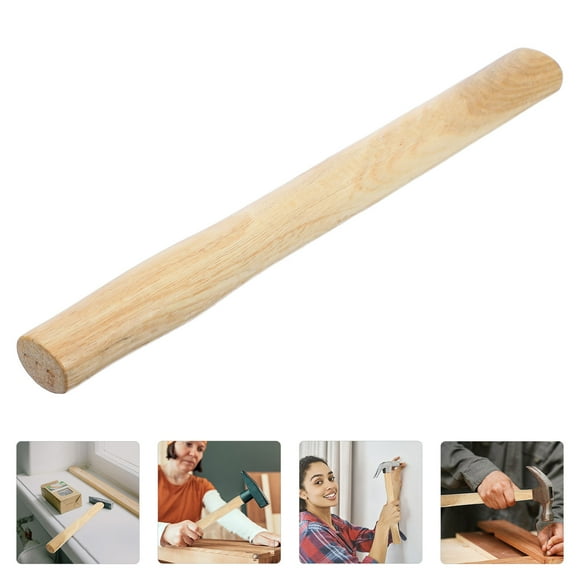HOOWIFFY Marteau Manche en Bois Remplacement pour Pierres Massées Lot de 1