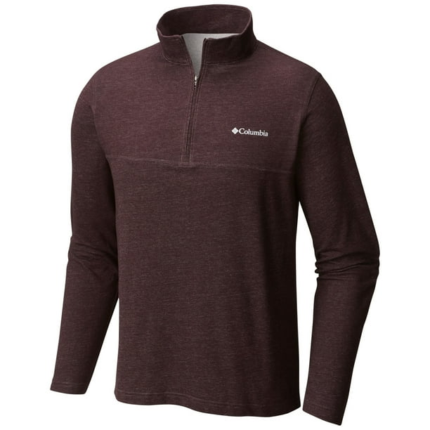 Columbia Rugged Ridge Quarter Zip Pullover Sueter para hombre marron pequeno Columbia Pull over Bodega Aurrera en linea
