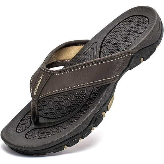 Dusky Shark Mens Thong Sandals Indoor and Outdoor Beach Flip Flop