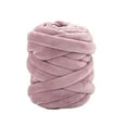 thumbnail image 3 of 250G Chunky Yarn Tube Yarn for DIY Throw Sofa Bed Bed Blanket Mat Dusky Pink, 3 of 9