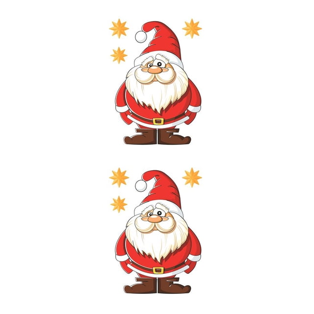 Kearding Adhesivo estático de Navidad GeweYeeli, pegatina de PVC para ventana de nevera, decoración autoadhesiva para tienda de oficina en casa Type4 NO4 Kearding CBP165270