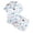 White2, variant on Kids 4th of July Print Pajama Set, Button Down Short Sleeve Top and Elastic Waist Shorts Sleepwear for Boys and Girls, Independence Day Loungewear(White2,13-14 Years)