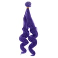 thumbnail image 2 of Muñeca de alambre de alta temperatura perfke Peluca rizada de pelo largo 25cm accesorio de muñeca púrpura Peluca de pelo de muñeca BJD, 2 of 5