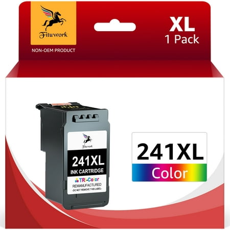 241XL Ink Replacement for Canon CL 241 Ink for Pixma MG3620 TS5120 MG2120 MG3520 MX452 MX512 MX532 MX472 (1 Tri-Color )
