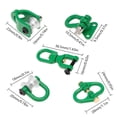 thumbnail image 5 of Hook Trailer Control remoto Automotriz Remolque Ganchos Crawler Modelo 1/10 Accesorios de vehículos Reemplazo para Axial SCX10 Green Pack de 5 kenally FN001261-04, 5 of 5