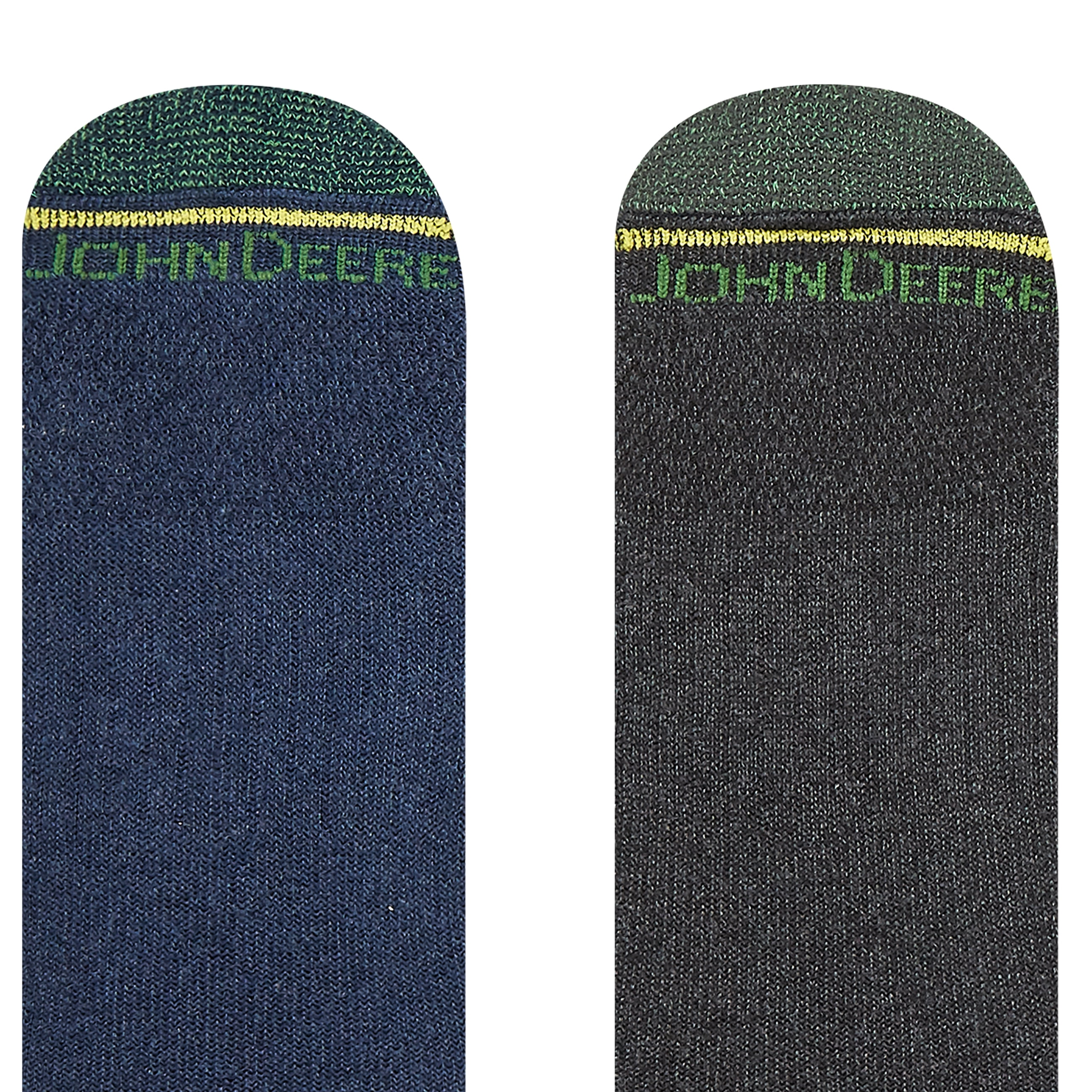 John Deere Men's Socks, Workwear Max Cushion High Ankle Socks, 6-Pack