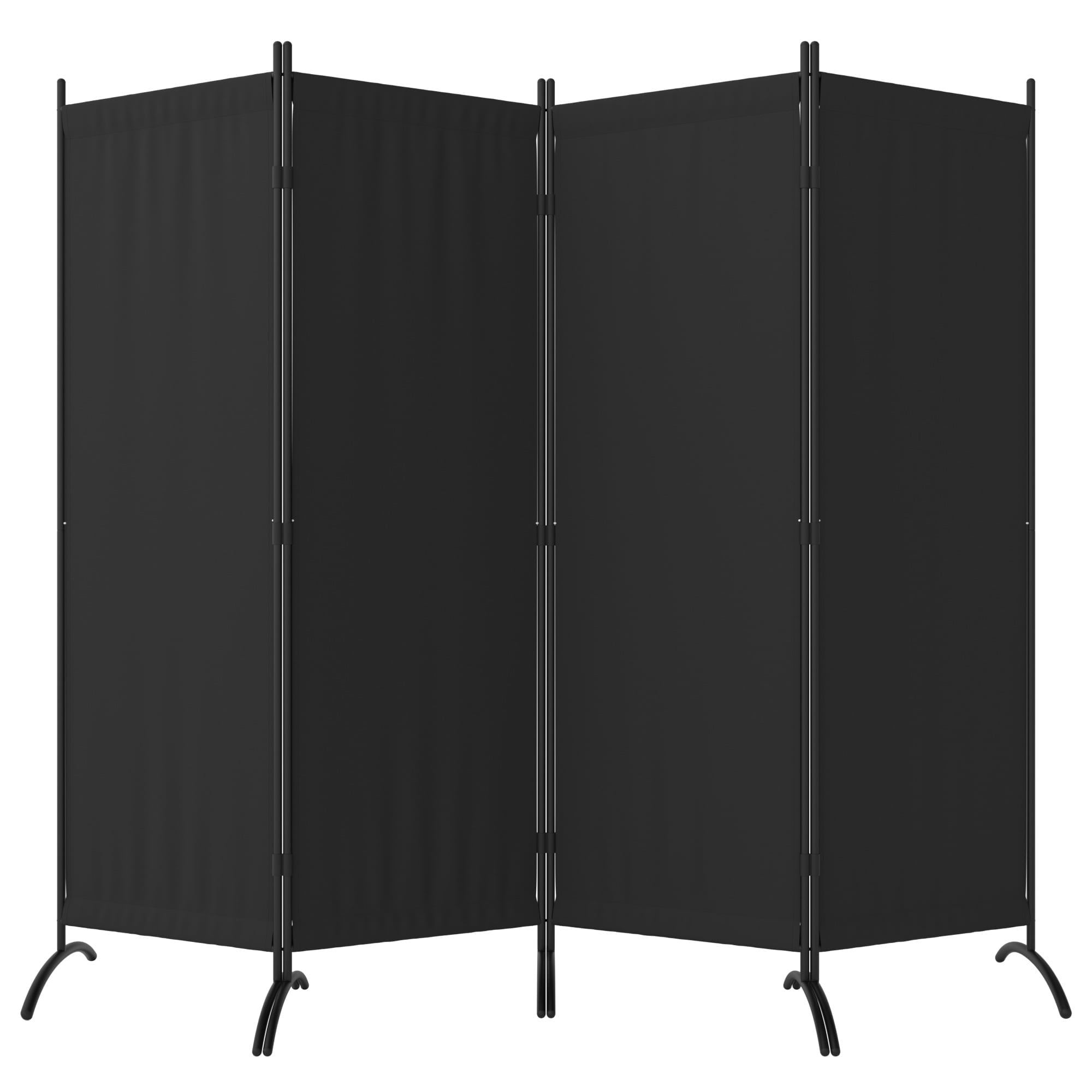 Room Divider 7FT Portable Room Dividers And Folding Privacy Screens, 89'' W Fabric Divider For Room Separation, 4 Panel Partition Room Dividers Freestanding Wall Divider Screen For Dorm Studio Office