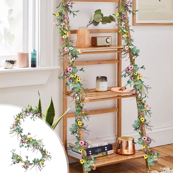 Guirnalda Colgante Decorativa Artificial de Flores - Vegetación Realista de Estilo MNFD