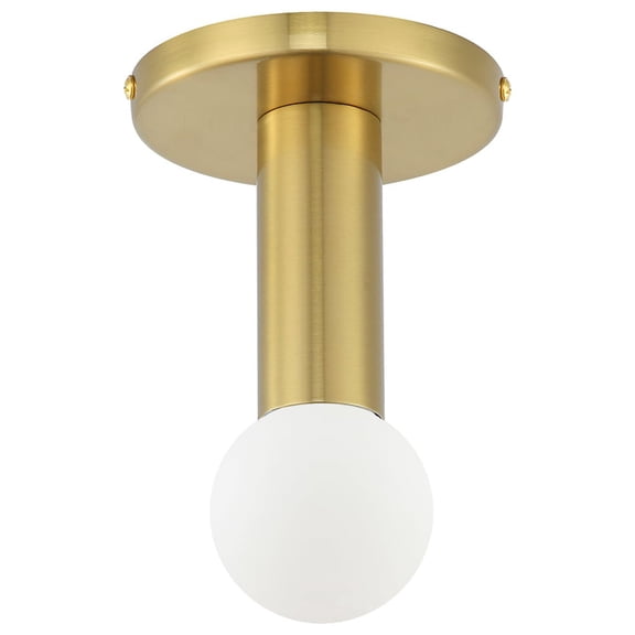 Dainolite 1LT Incandescent Flush Mount,  AGB