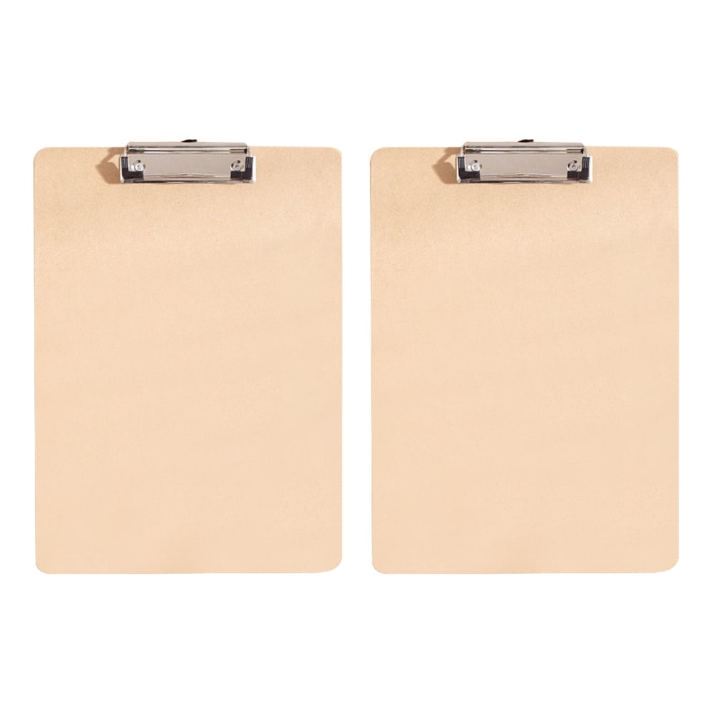 Clipboards (Set of 2) by Office Solutions Direct! ECO Friendly Hardboard Clipboard, Clip Standard