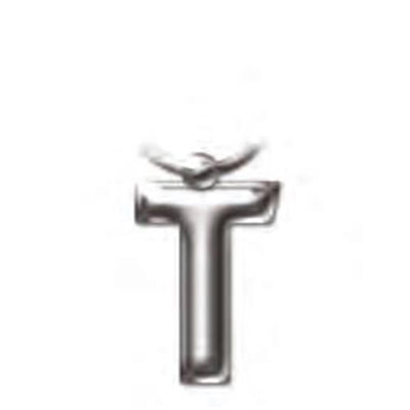 That Company Called If  Solid Metal Initial Keyring - T