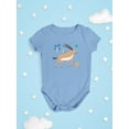 thumbnail image 3 of Funny Kiddie Antelope Drawing Bodysuit Infant -Image by Shutterstock,  Newborn, 3 of 4
