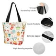 thumbnail image 4 of Bingfone Christmas And New Year Women Shoulder Tote Bags Casual Bag Ladies Shopping Handbag, 4 of 7