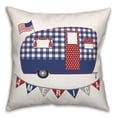 thumbnail image 2 of Creative Products Patriotic Camper 18 x 18 Indoor / Outdoor Pillow, 2 of 3