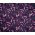 thumbnail image 4 of oneOone Polyester Lycra Fabric Leaves & Floral Block Print Fabric BTY 56 Inch Wide, 4 of 4