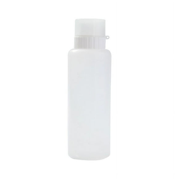 Botella de salsa exprimible transparente con escala para cocina, sellada con tapa, botella exprimible para salsa de tomate, ensalada, botella exprimible con cinco agujeros para salsa y miel