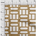 thumbnail image 2 of oneOone Cotton Flex Brown Fabric Geometric Quilting Supplies Print Sewing Fabric By The Yard 40 Inch Wide, 2 of 4